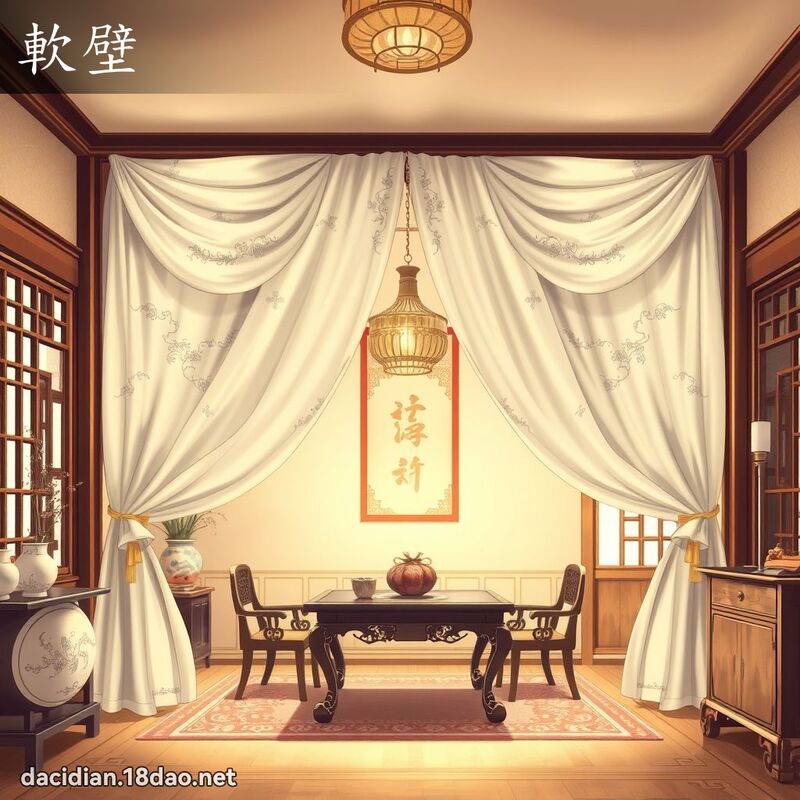 軟壁 - 國語大辭典配圖