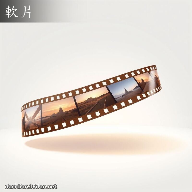 軟片 - 國語大辭典配圖