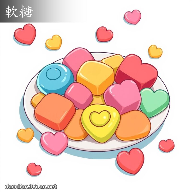 软糖 - 国语大辞典配图