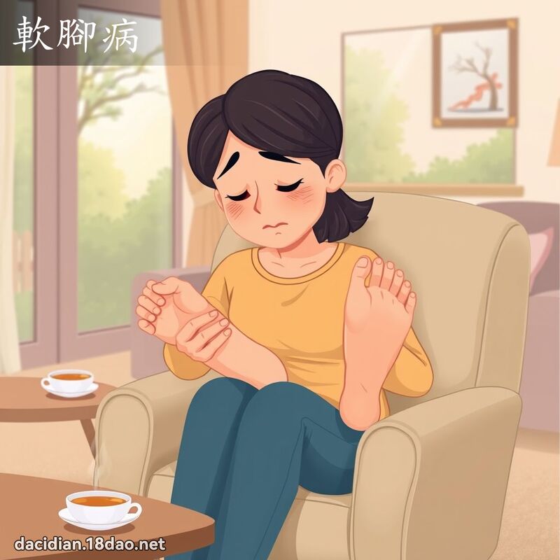 软脚病 - 国语大辞典配图