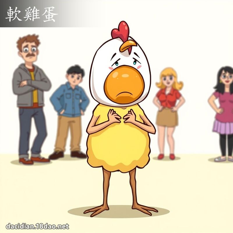 軟雞蛋 - 國語大辭典配圖