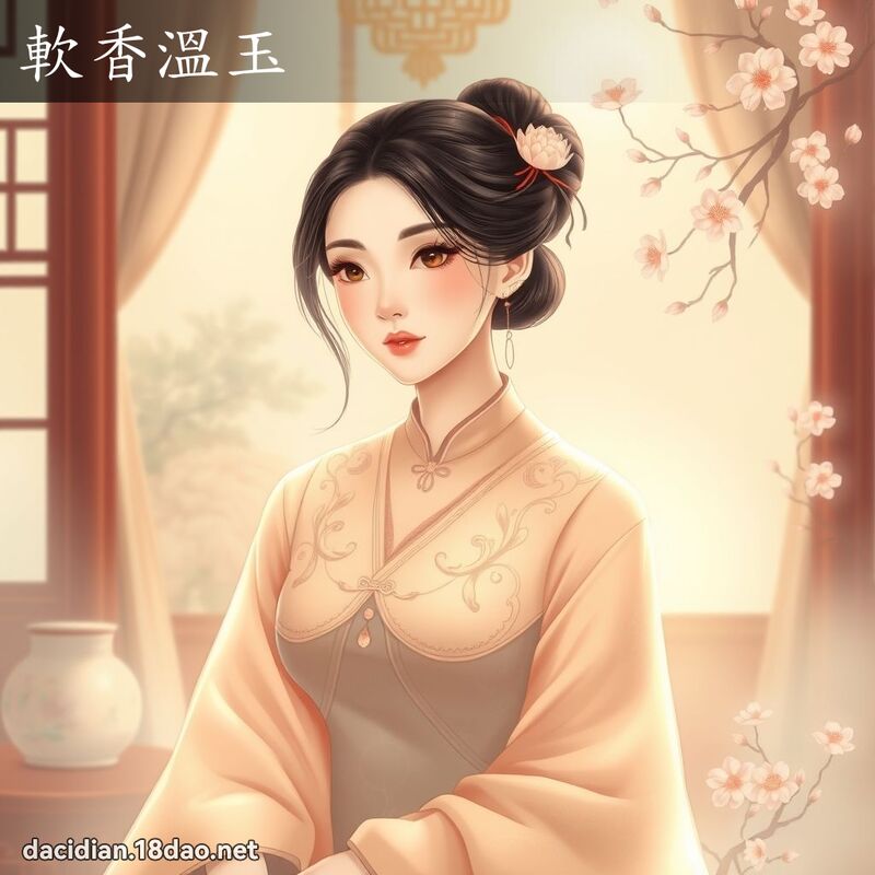 軟香溫玉 - 國語大辭典配圖