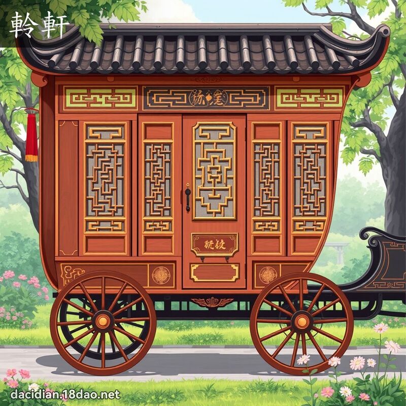 軨軒 - 國語大辭典配圖