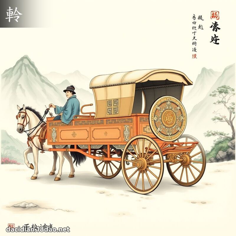軨 - 國語大辭典配圖