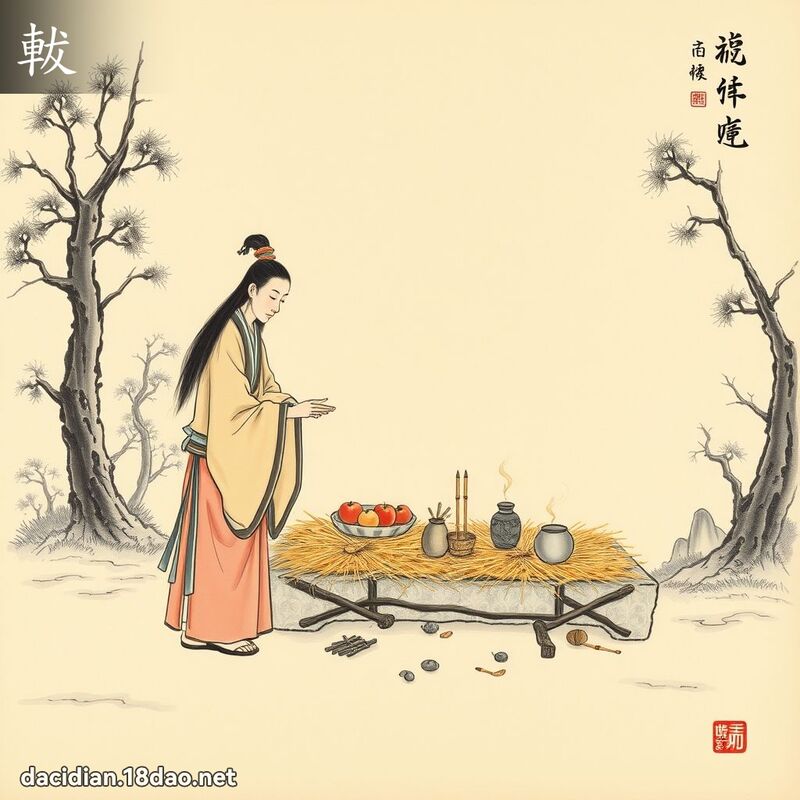 汉字: 軷 (多音字)