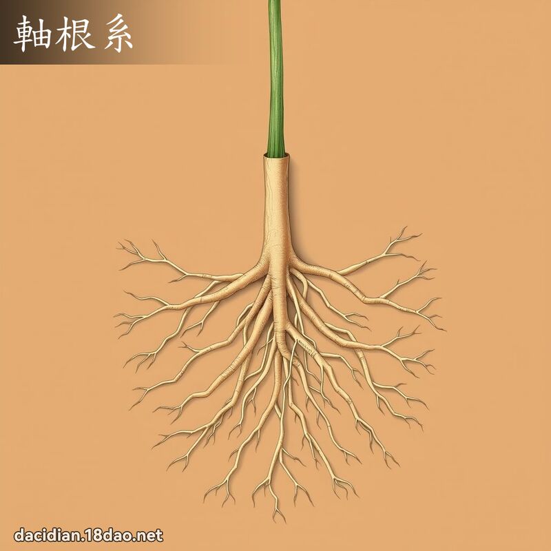 軸根系 - 國語大辭典配圖