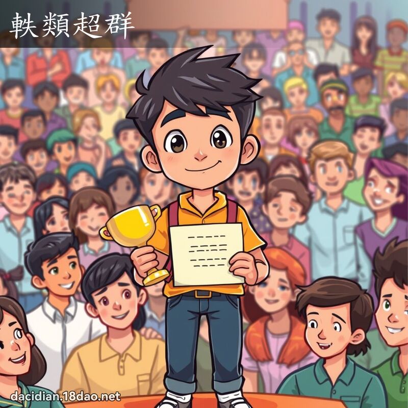 軼類超群 - 國語大辭典配圖