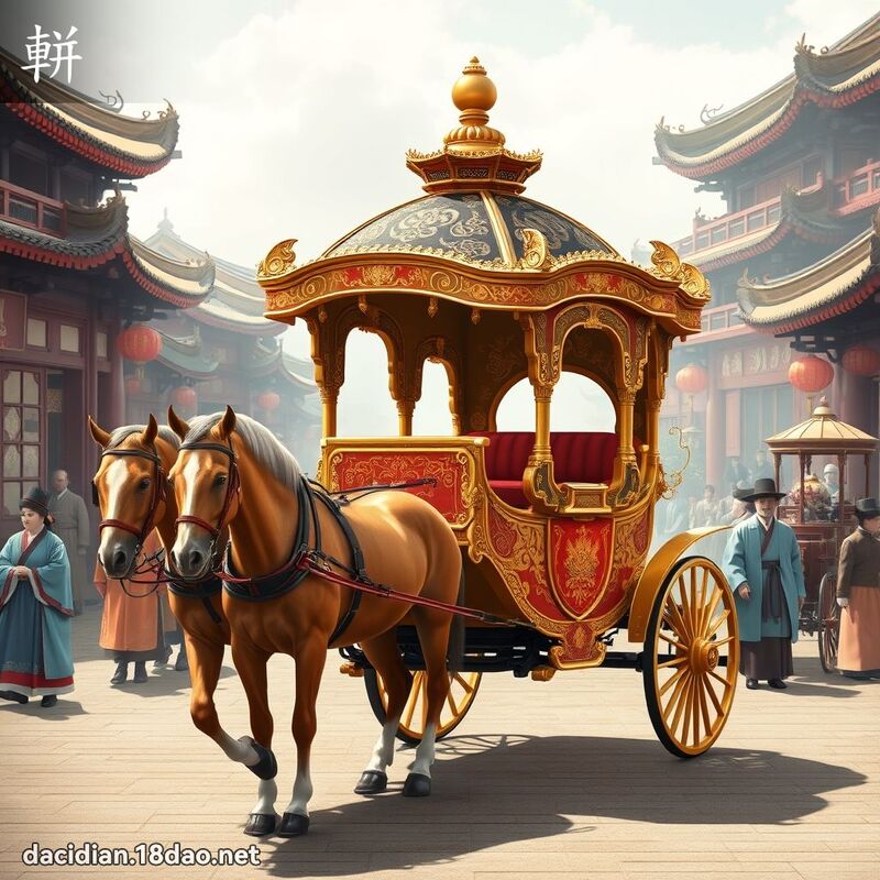 軿 - 国语大辞典配图