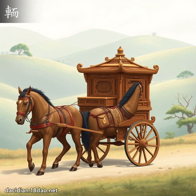 輀 - 国语大辞典配图