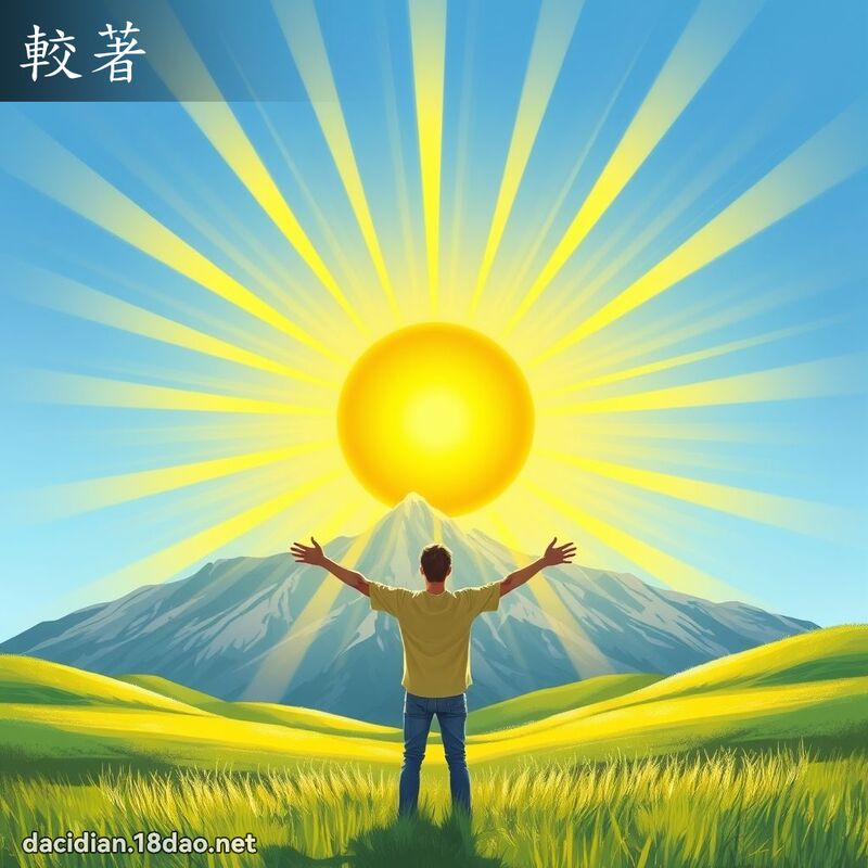 較著 - 國語大辭典配圖