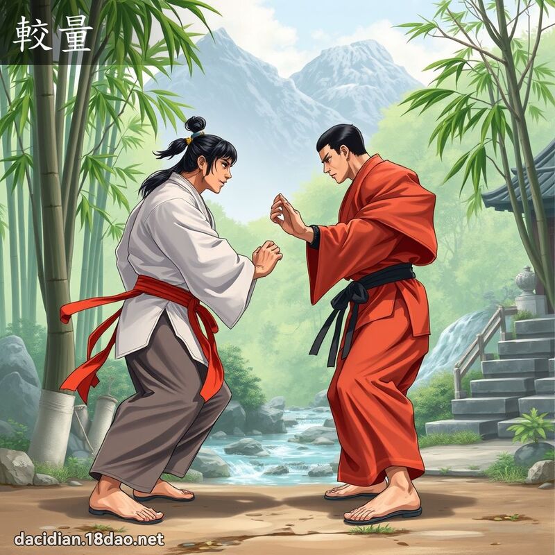 較量 - 國語大辭典配圖
