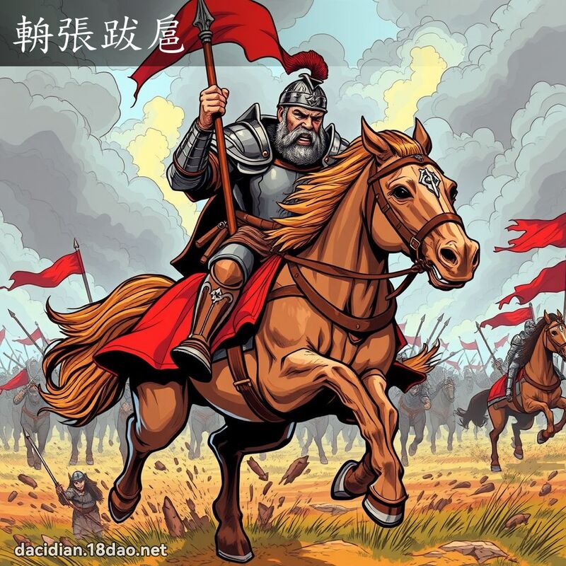 輈張跋扈 - 國語大辭典配圖