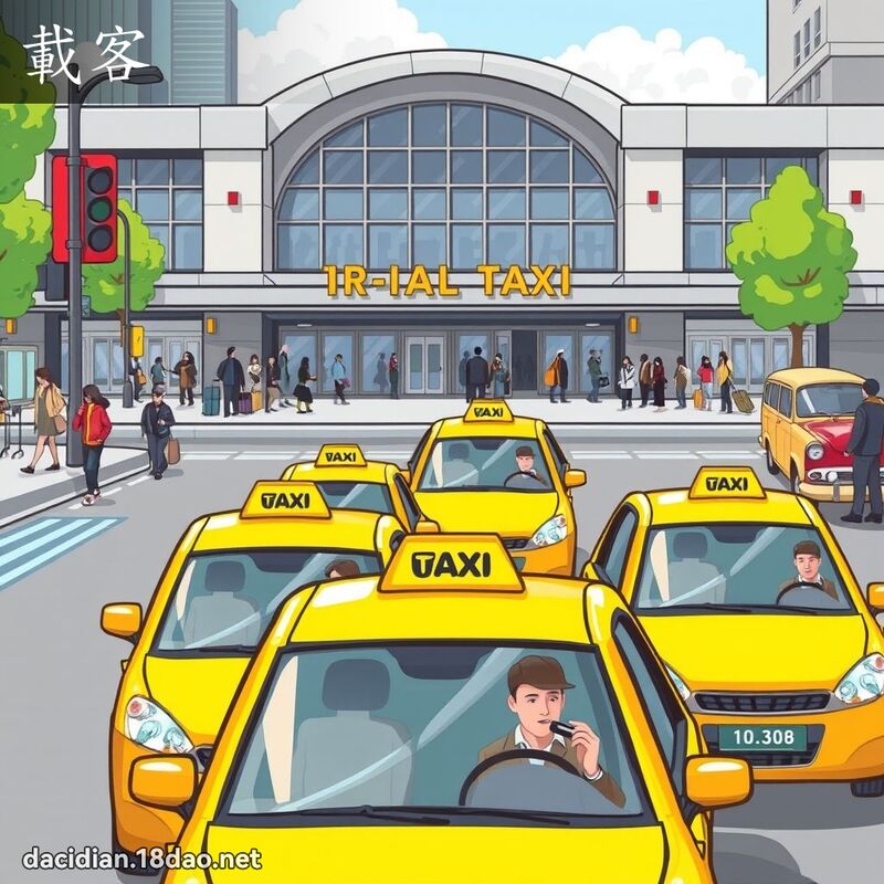 載客 - 國語大辭典配圖