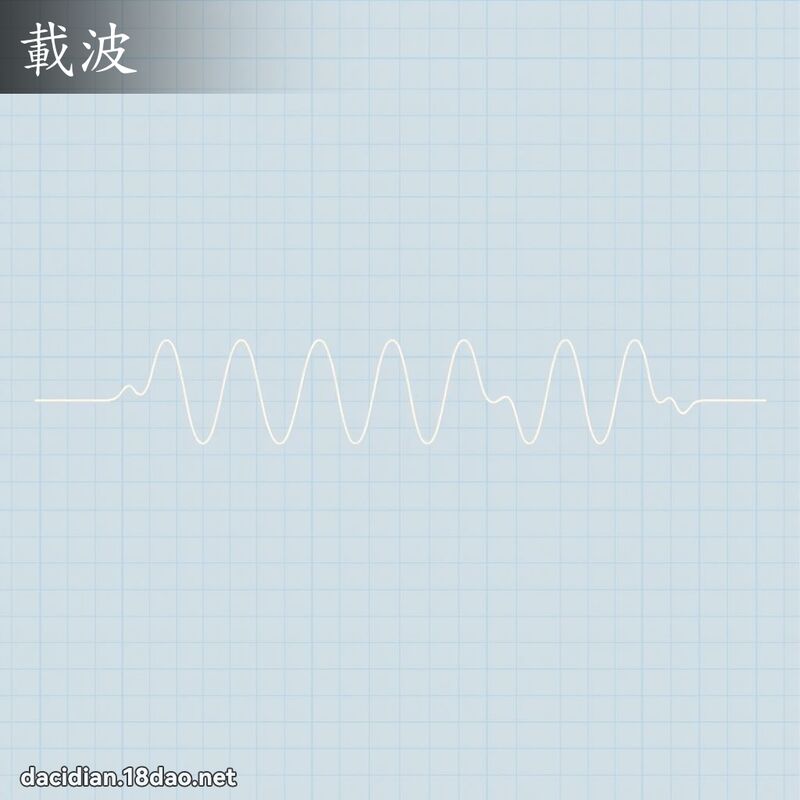 載波 - 國語大辭典配圖