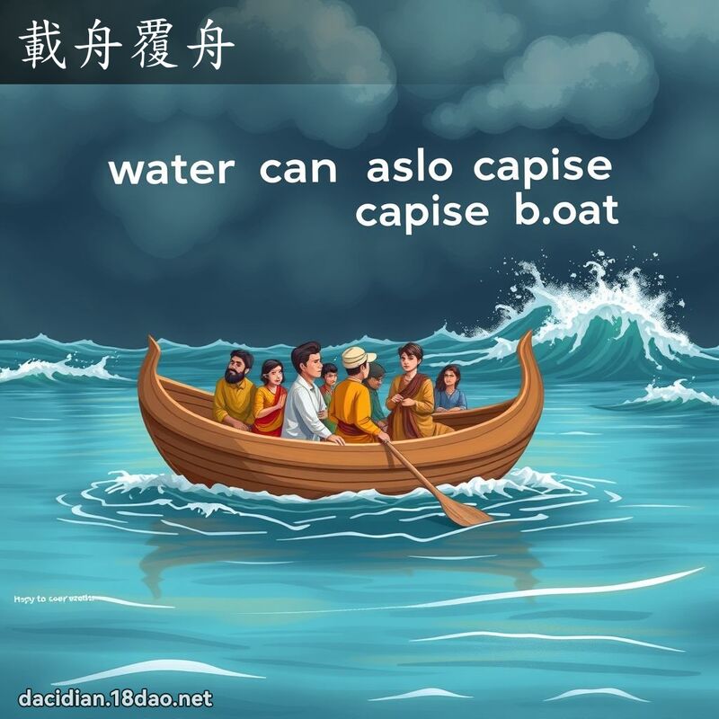 載舟覆舟 - 國語大辭典配圖
