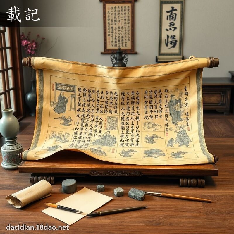 載記 - 國語大辭典配圖