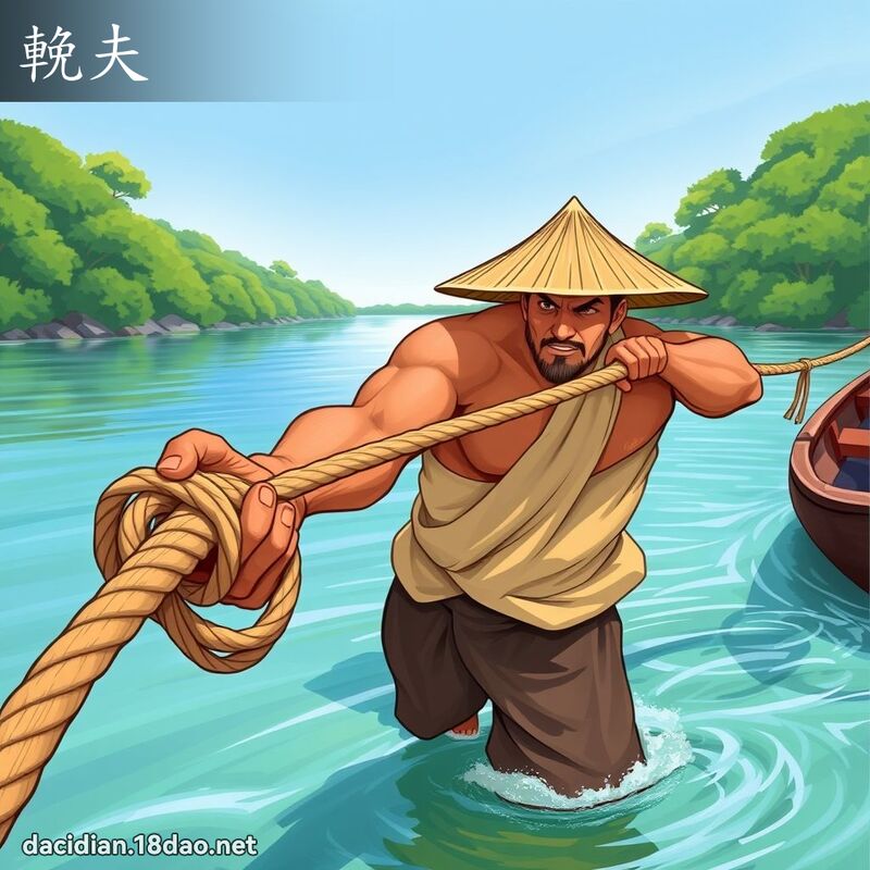 輓夫 - 國語大辭典配圖