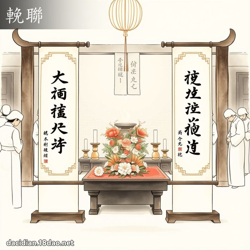 輓联 - 国语大辞典配图