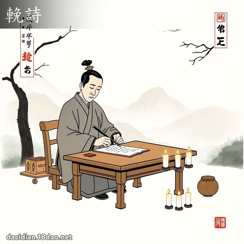 輓诗 - 国语大辞典配图