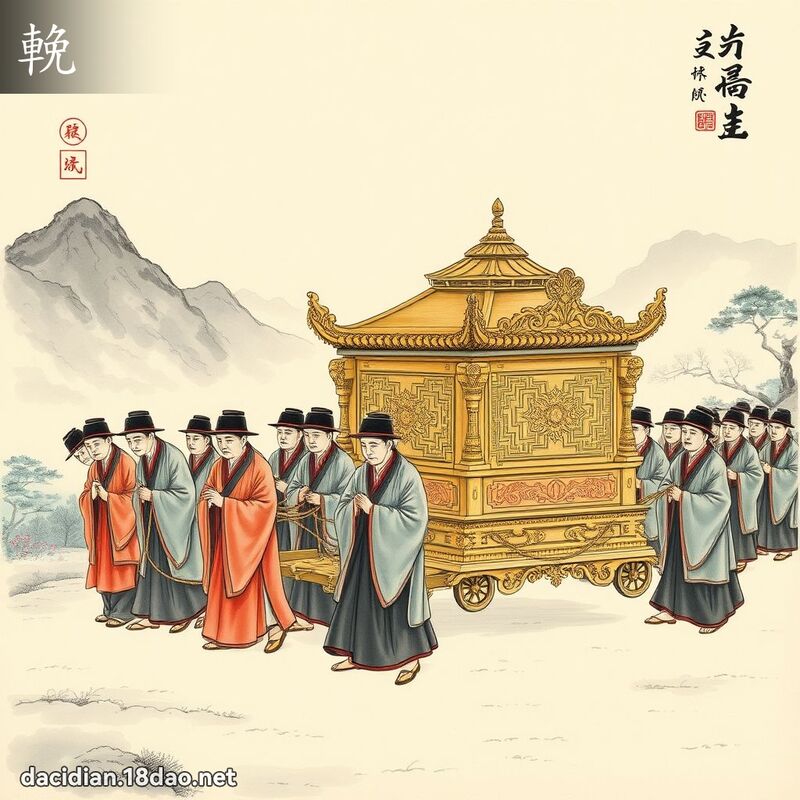 輓 - 國語大辭典配圖