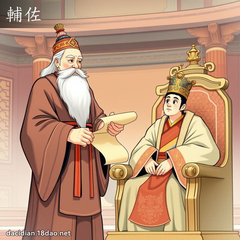 輔佐 - 國語大辭典配圖