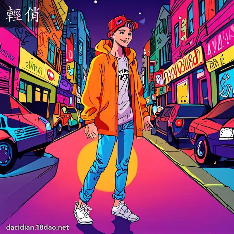 轻俏 - 国语大辞典配图