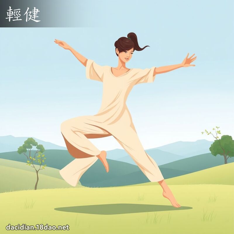 轻健 - 国语大辞典配图