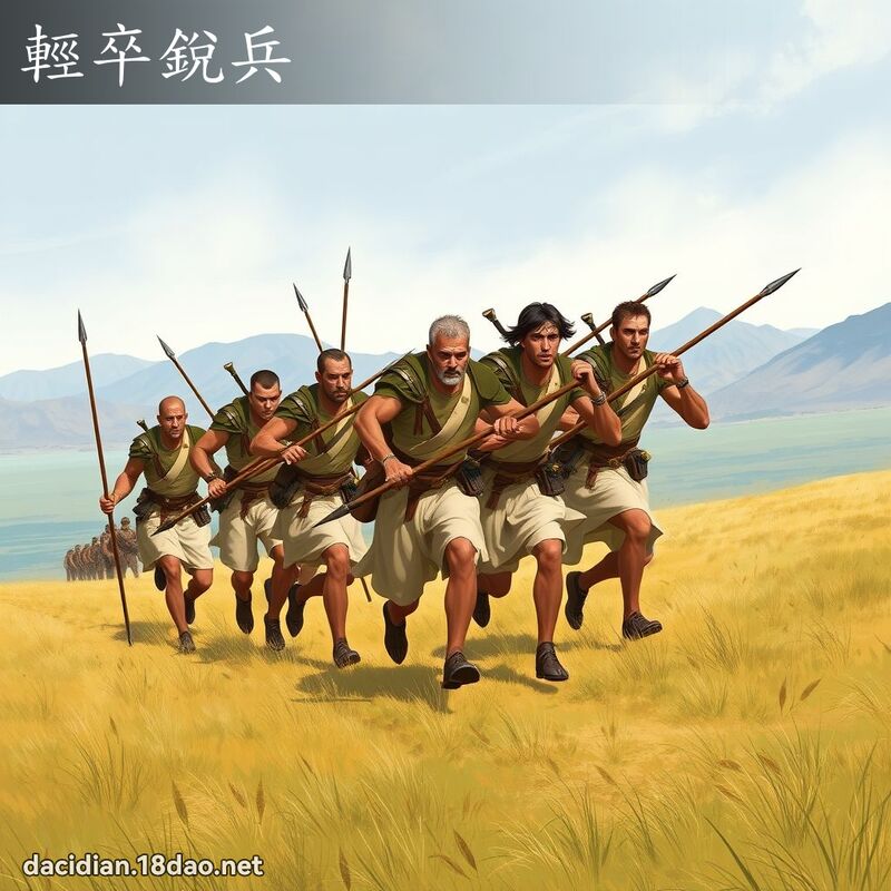 輕卒銳兵 - 國語大辭典配圖