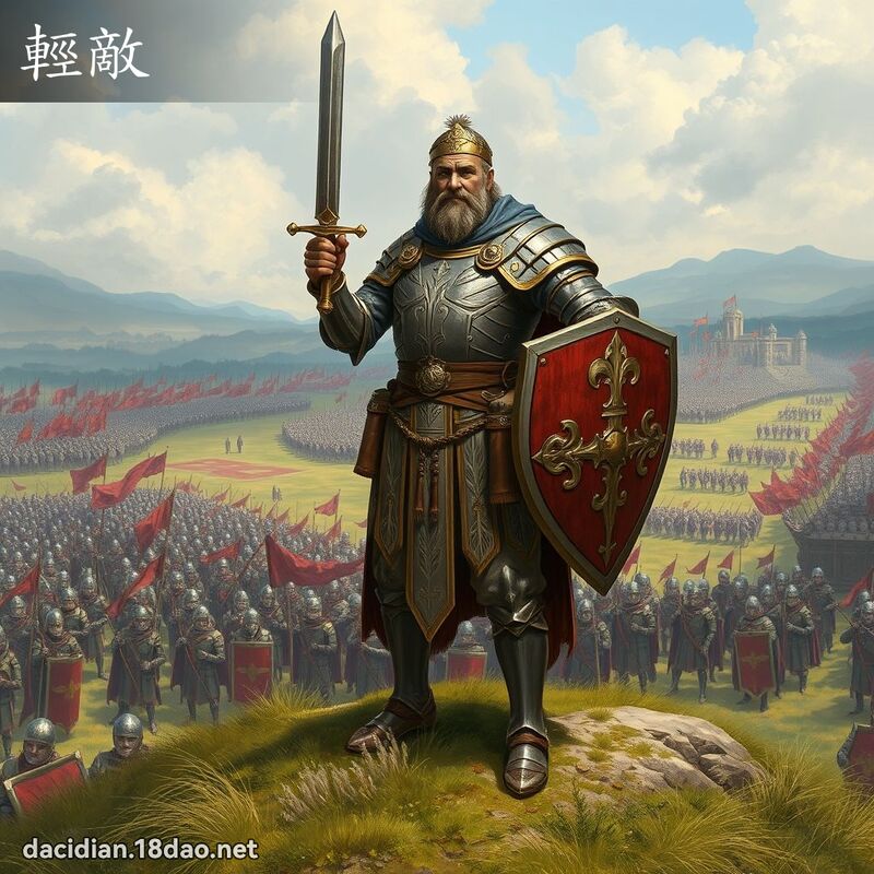 轻敌 - 国语大辞典配图