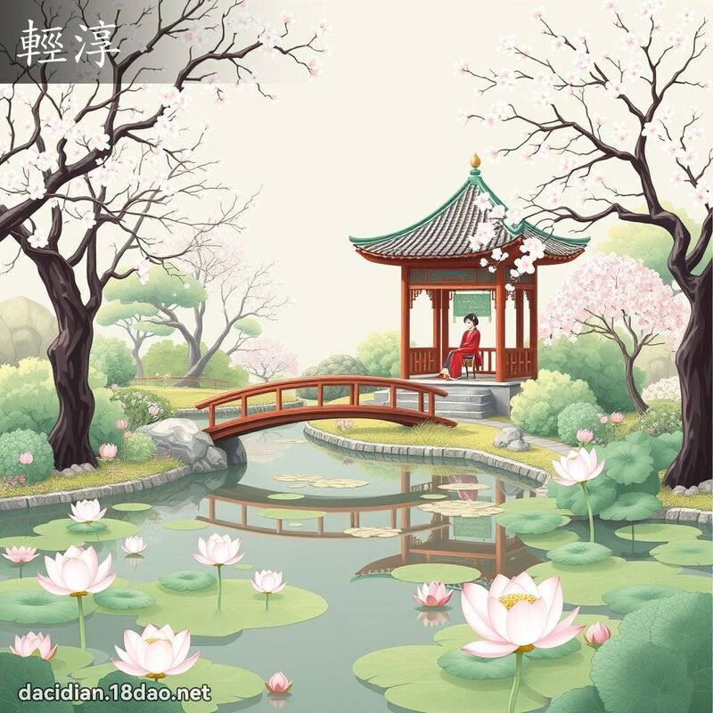 轻淳 - 国语大辞典配图