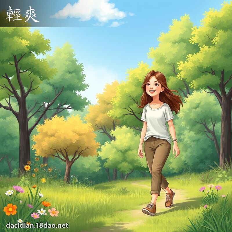 轻爽 - 国语大辞典配图