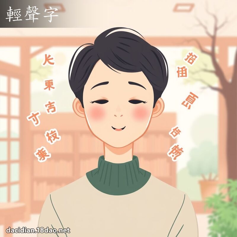 轻声字 - 国语大辞典配图