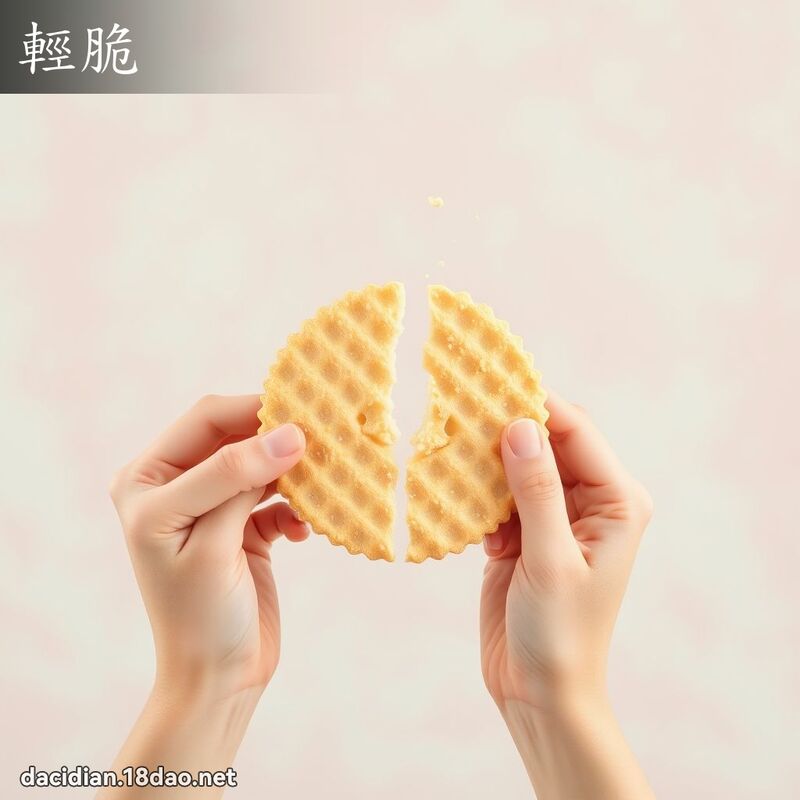 輕脆 - 國語大辭典配圖