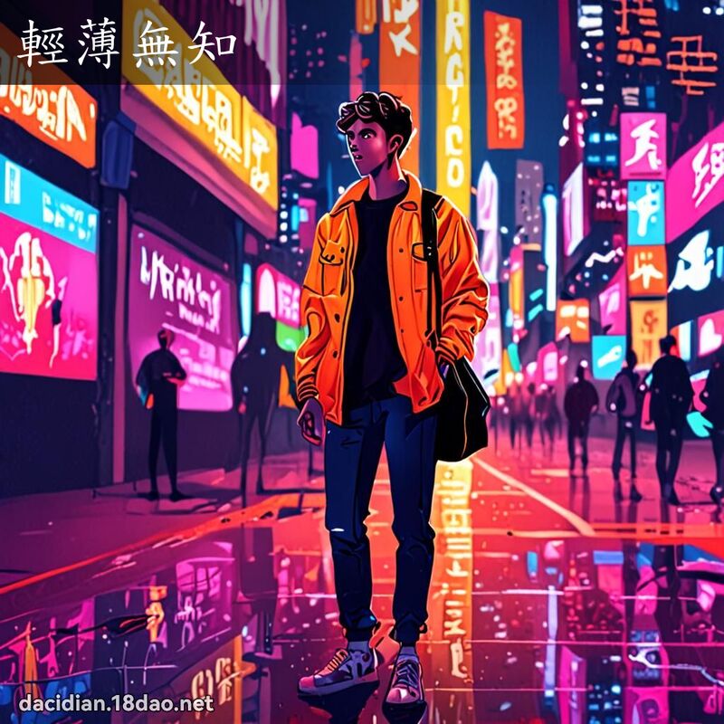 輕薄無知 - 國語大辭典配圖
