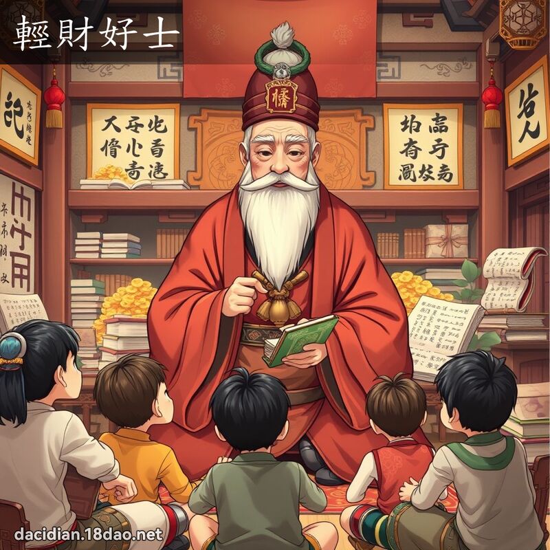 轻财好士 - 国语大辞典配图