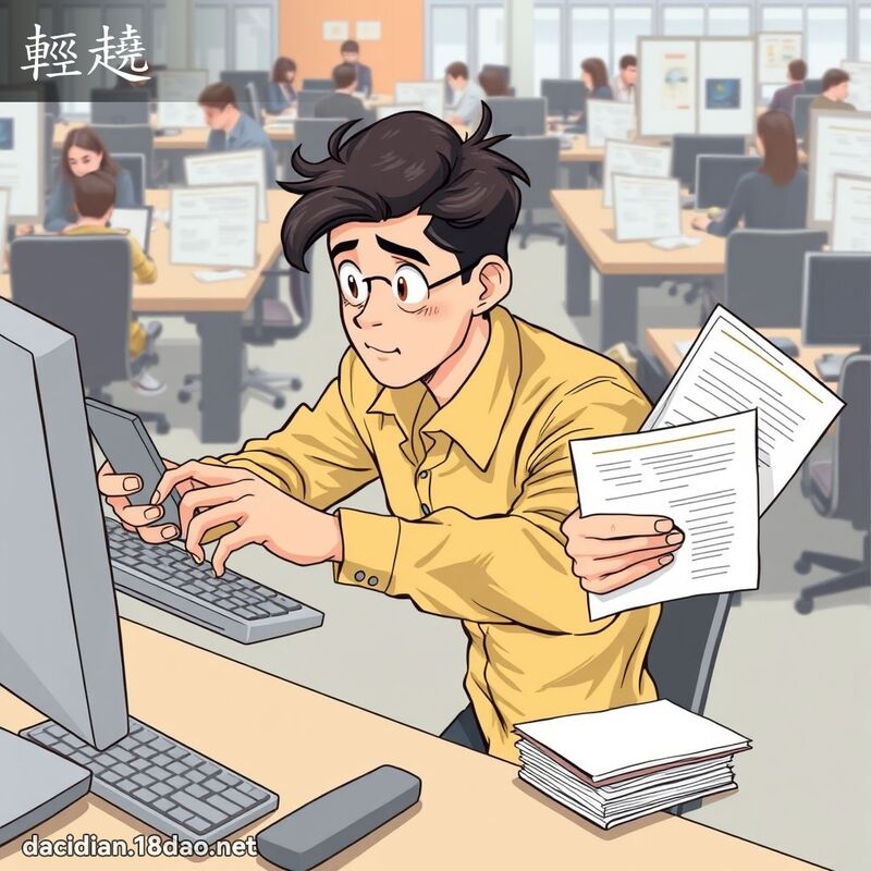 轻趬 - 国语大辞典配图