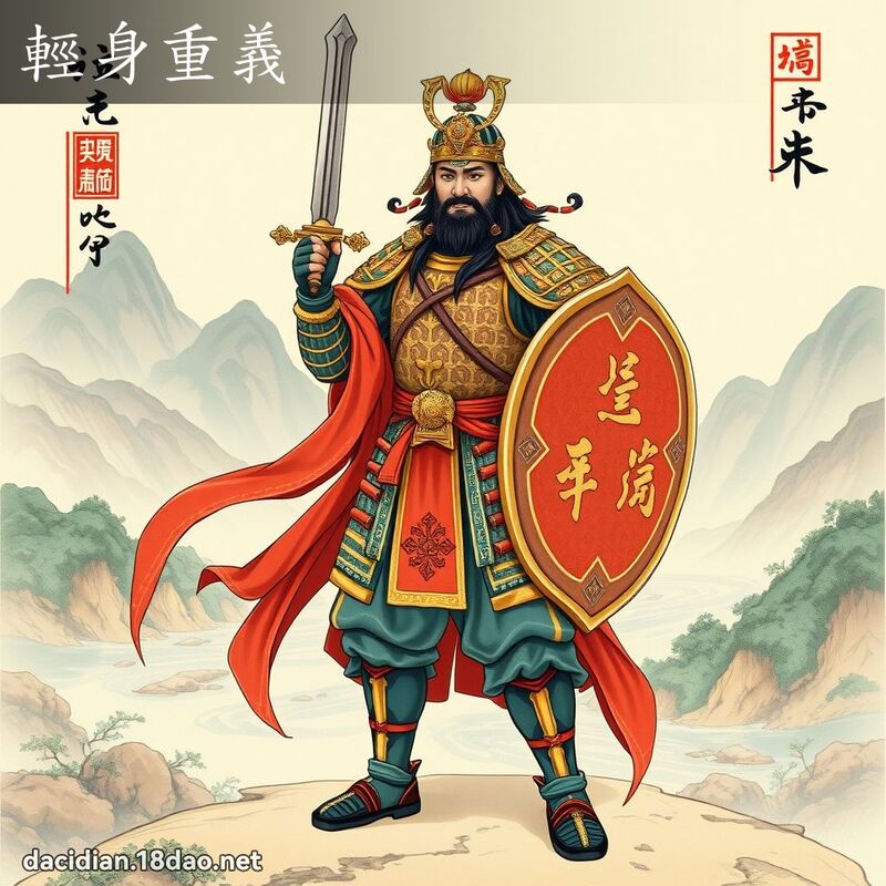 轻身重义 - 国语大辞典配图