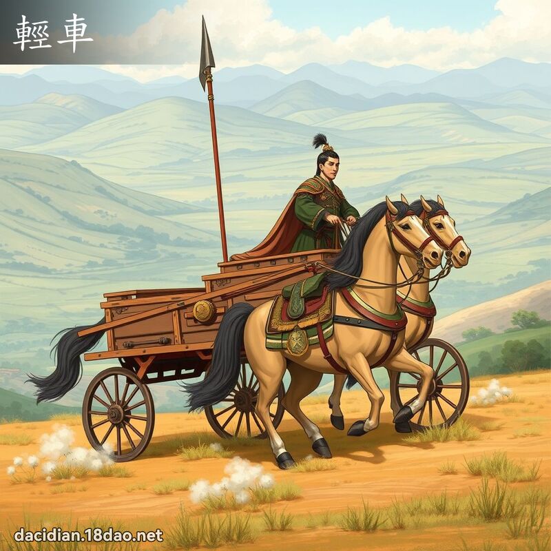 轻车 - 国语大辞典配图