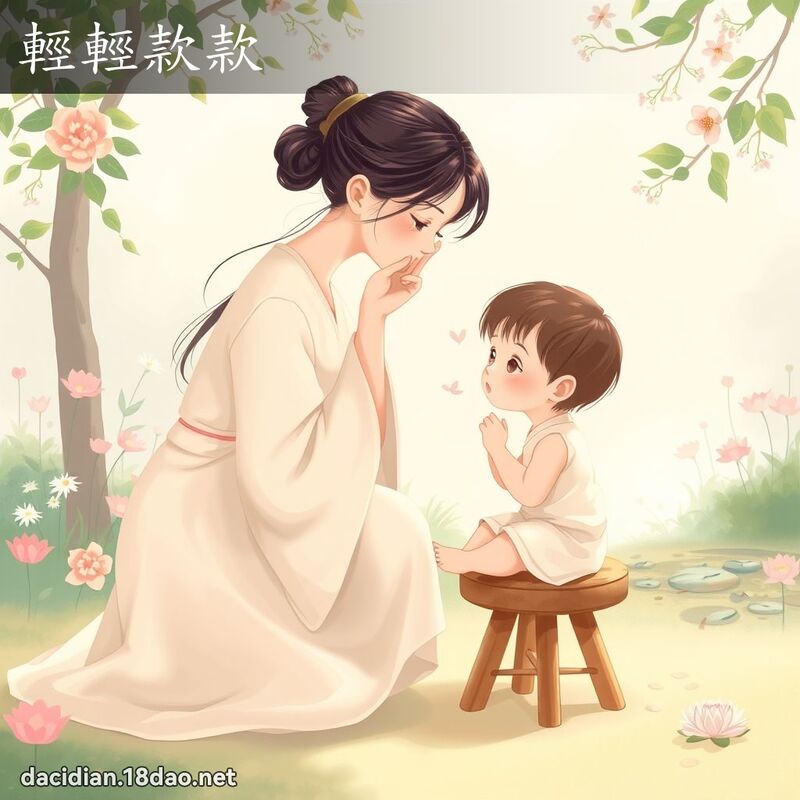 轻轻款款 - 国语大辞典配图