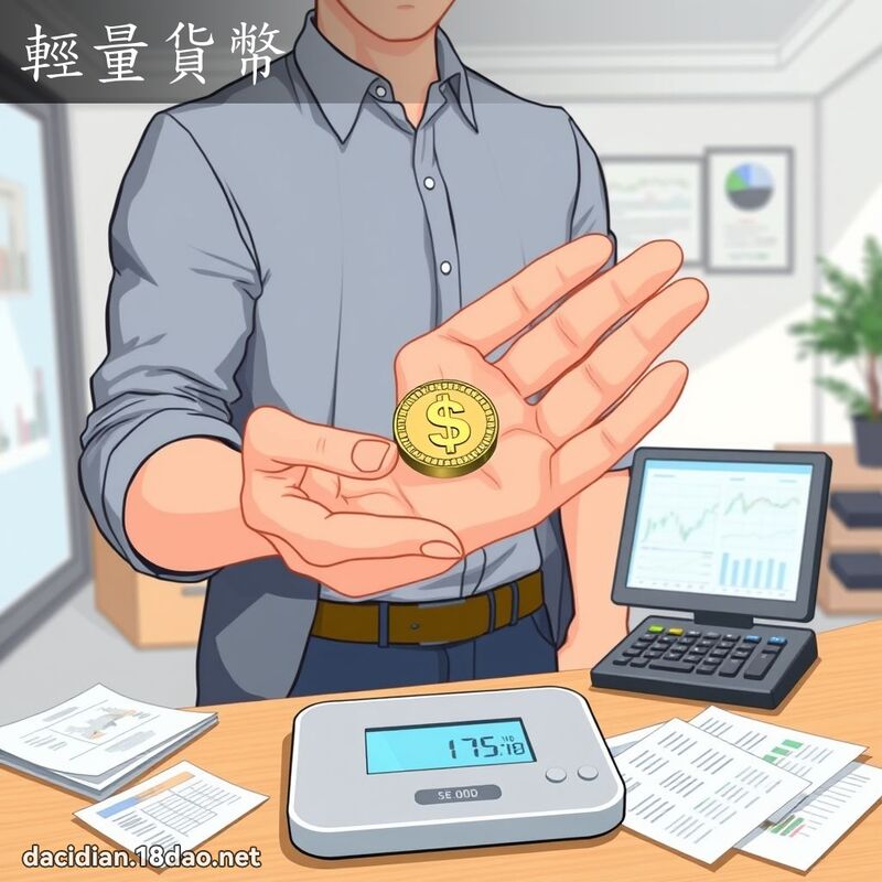 轻量货幣 - 国语大辞典配图