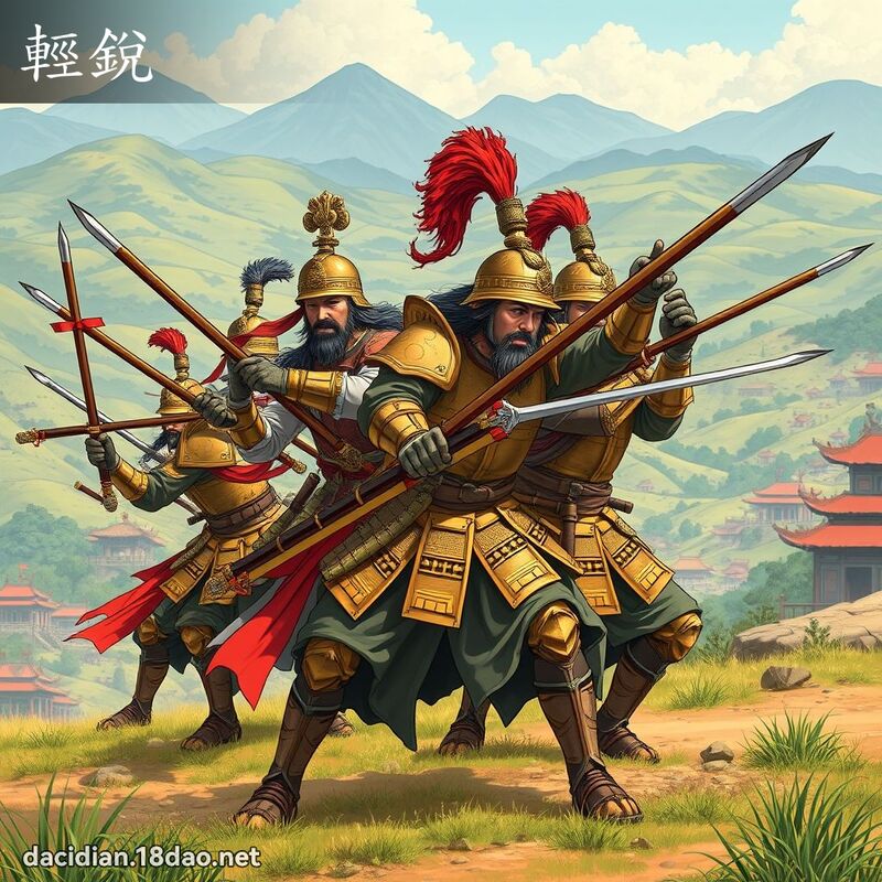 輕銳 - 國語大辭典配圖
