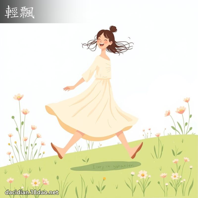 輕飄 - 國語大辭典配圖