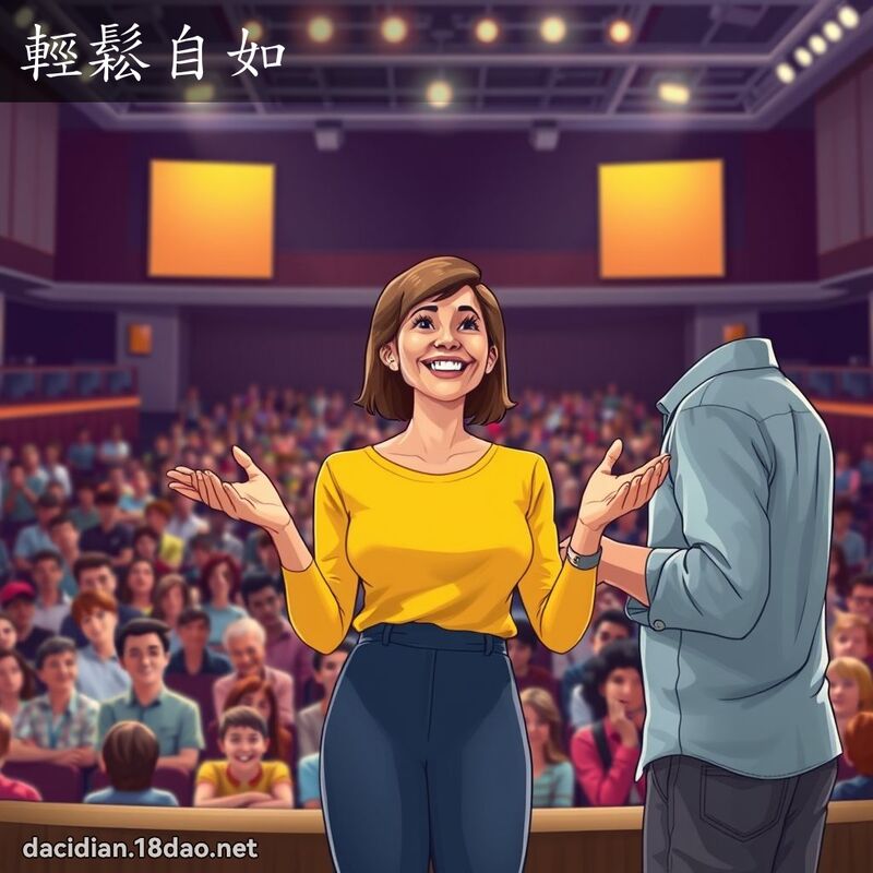 轻松自如 - 国语大辞典配图