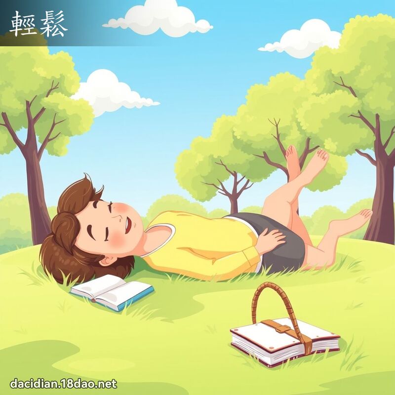 轻松 - 国语大辞典配图
