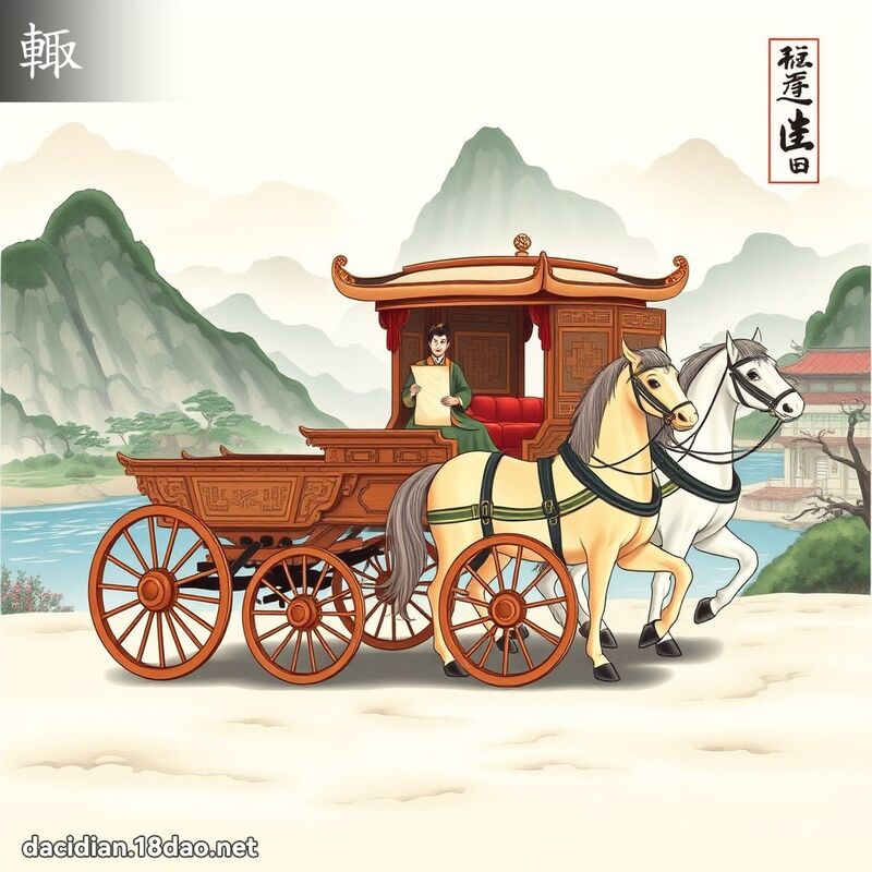 輙 - 國語大辭典配圖