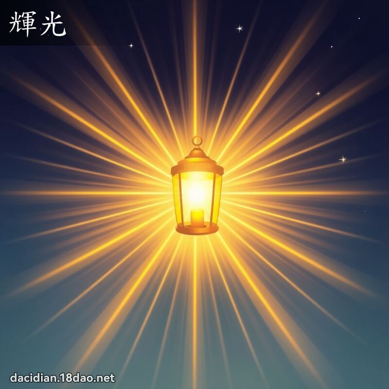辉光 - 国语大辞典配图