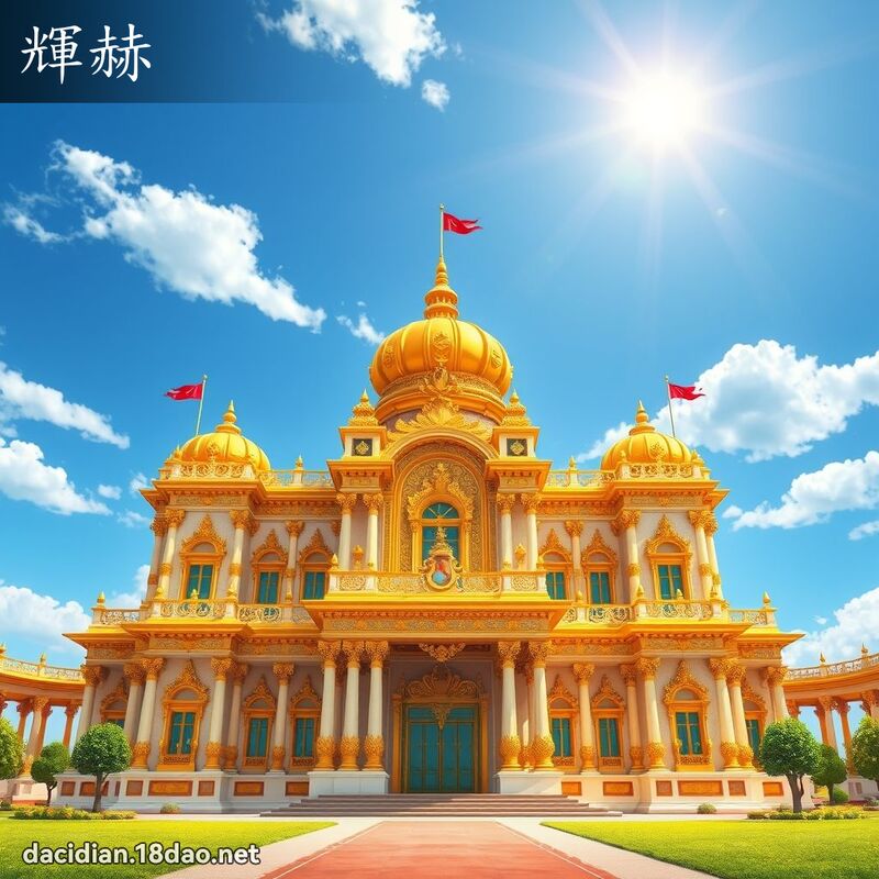 輝赫 - 國語大辭典配圖