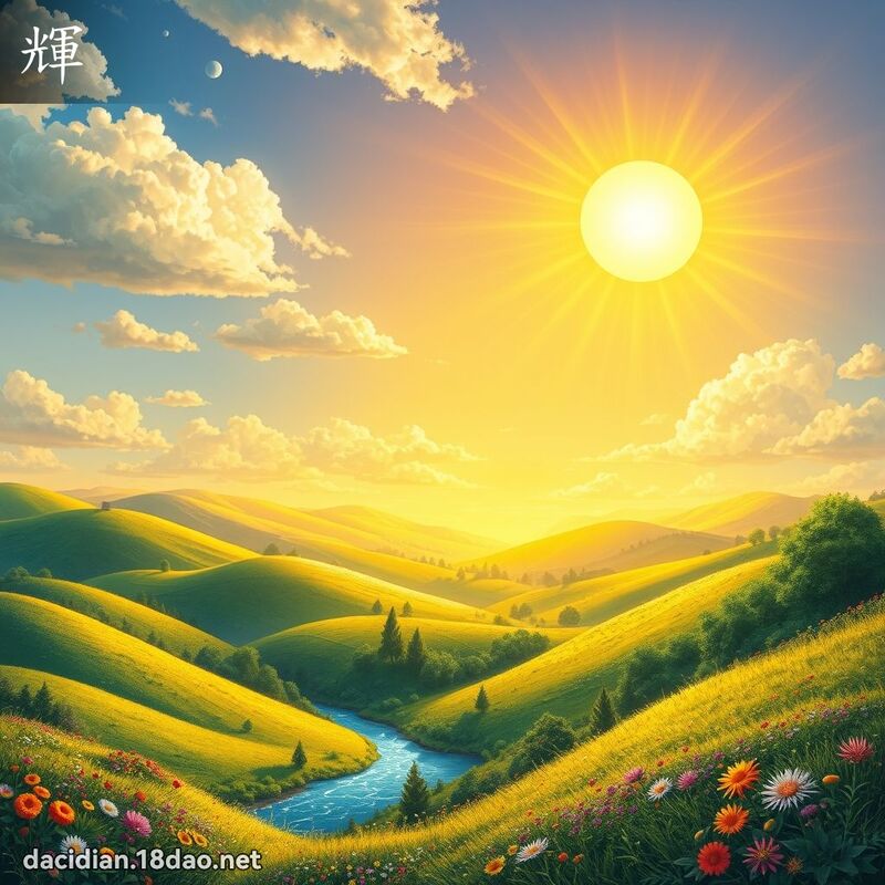 輝 - 國語大辭典配圖