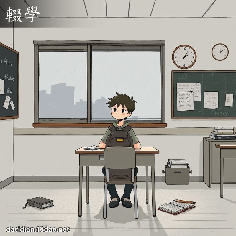 輟学 - 国语大辞典配图