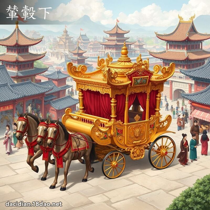 輦轂下 - 國語大辭典配圖